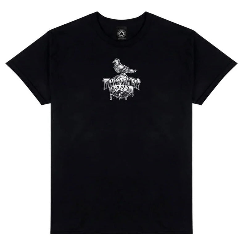 Thrasher Cover The Earth T-Shirt Black