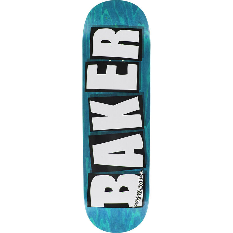 Baker Logo Deck Blue Squared 8.25"