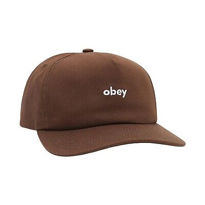 Obey Lowercase 5 Panel Snap Brown