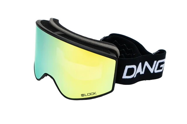 Dang OnLock Snow Goggles (Black x Gold)