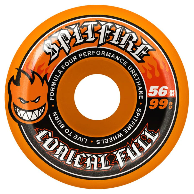 Spitfire Formula Four Conical Full Conful Orange 99d 56mm – Theory