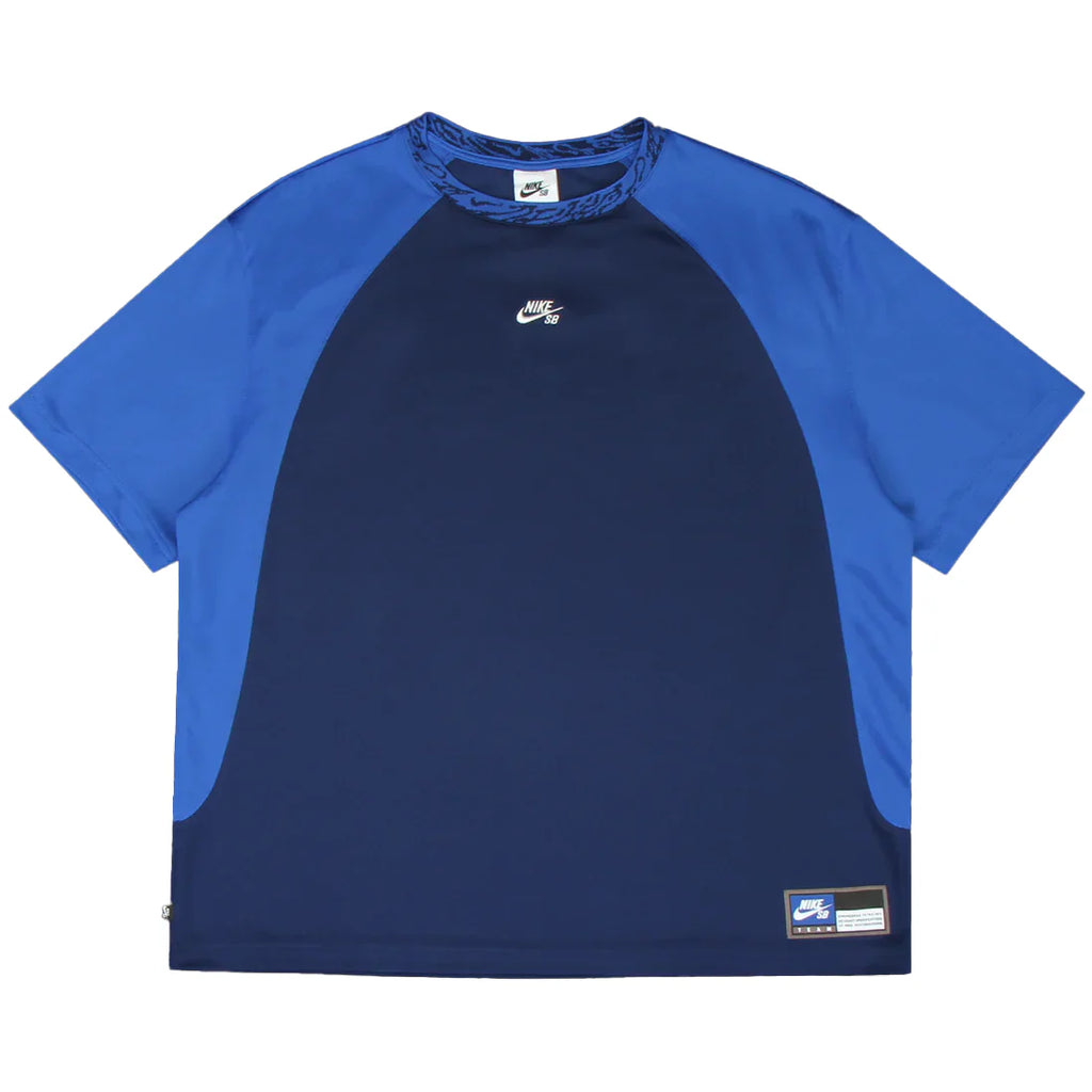 Nike SB DRI-FIT Skate Jersey - Blue Void/Game Royal-White