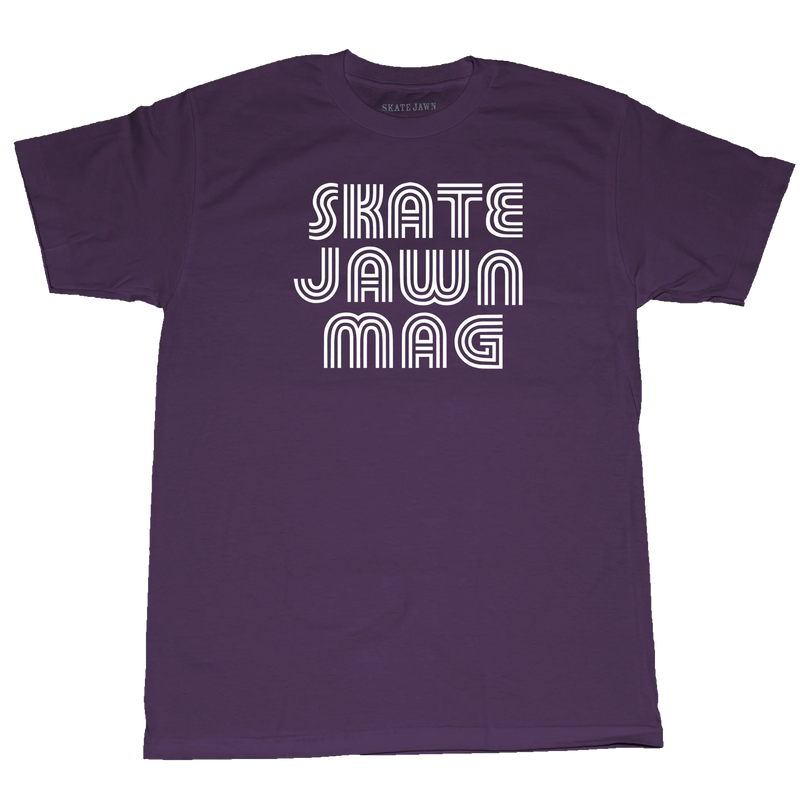 Skate Jawn Stripe Tee (Purple)