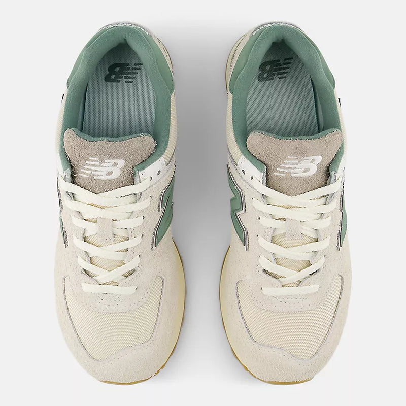New Balance 574 (Green/White)