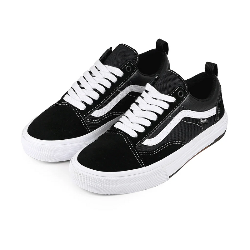 VANS Shoes Men Size 4 Old Skool PopCush Skateboarding Sneakers Black and White‎ Vans Skate Old Skool Skateboarding Shoe - Black/White | No  main image 3