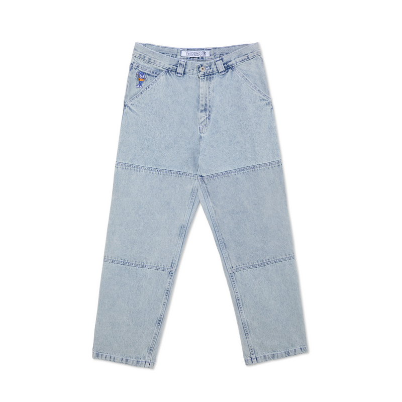 Ice Blue Smocked High Waistband Jogger Pants - Main Street Boutique