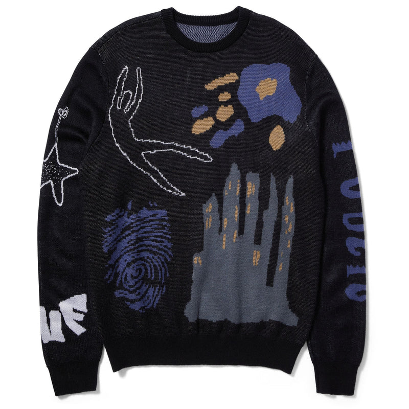 HUF x Public Avenue Sweater Black