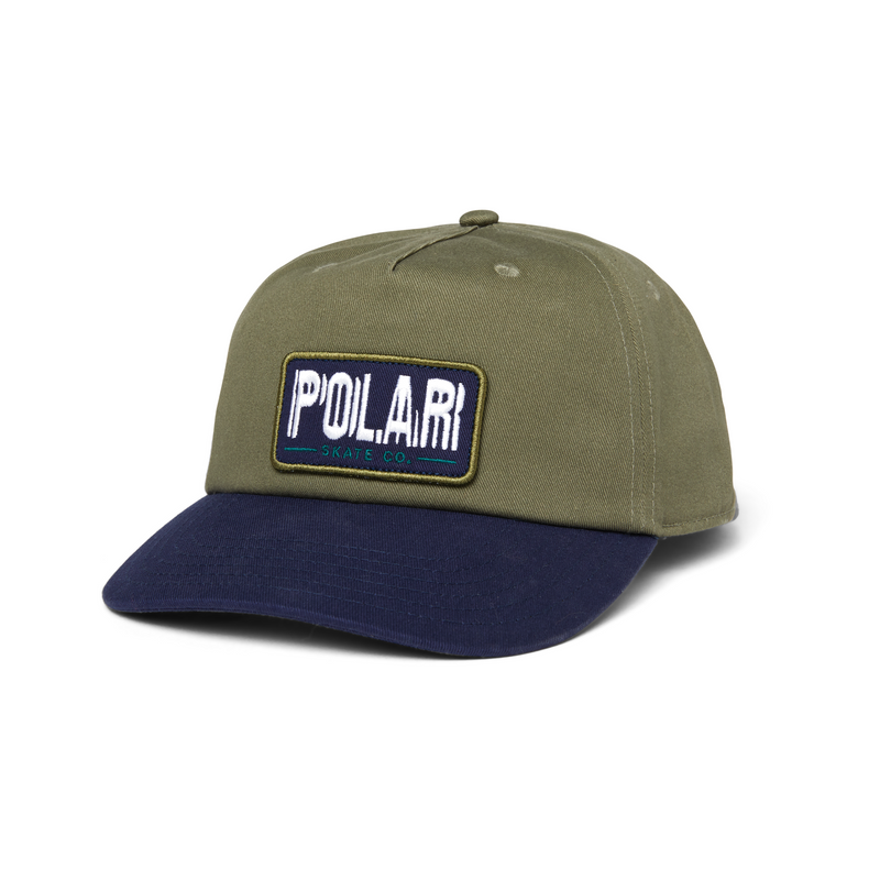 Polar Skate Co. Earthquake Patch Hat Uniform Green