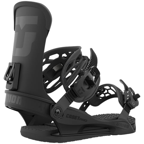 union cadet snowboard binding kids Union Kid's Cadet Pro Black Binding 2023 – Theory Skate Shop