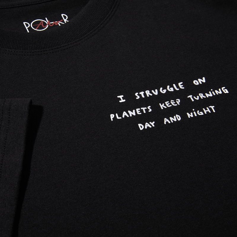 Polar Skate Co. Struggle T-Shirt Black